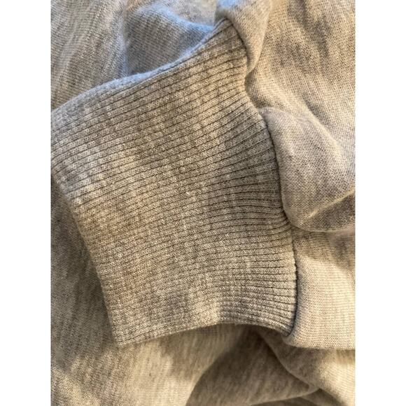 TOPSHOP Streetwear Long Sleeve Sweatshirt Hoodie Mini Dress Sz 8 in Grey NWT - Picture 4 of 7